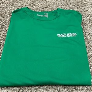 Mens Black Mingo long sleeve performance shirt